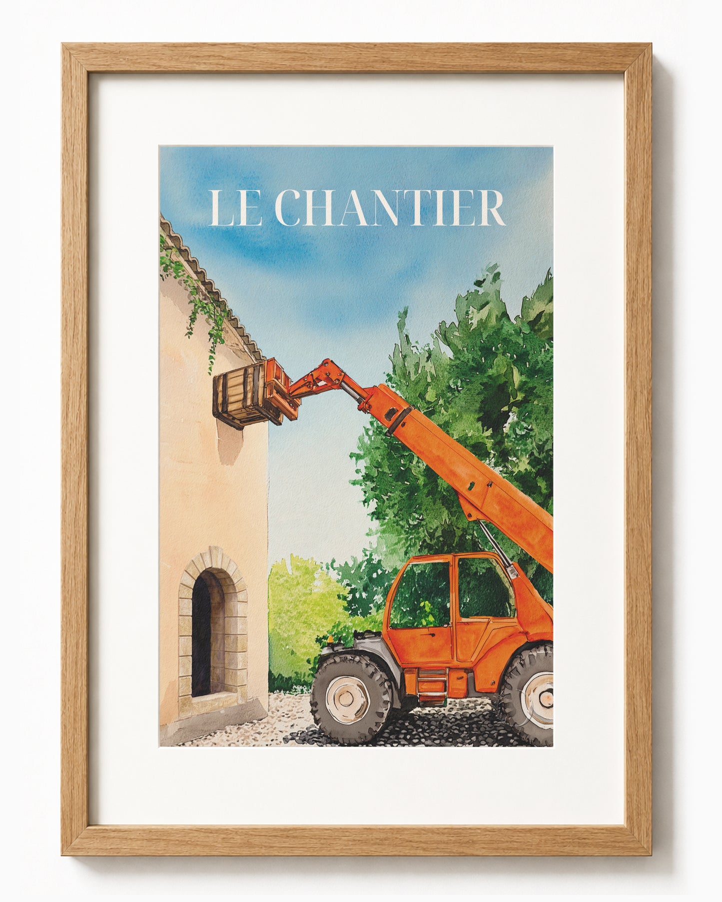 Affiche Le Chantier