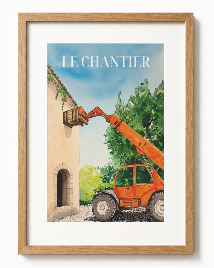 Affiche Le Chantier